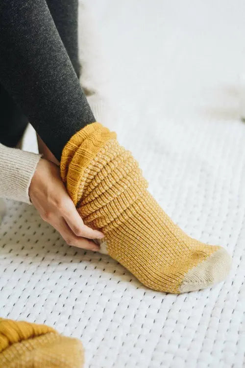 Cozy Ribbed Knit Lounge Socks Amazing Hot Prices For You