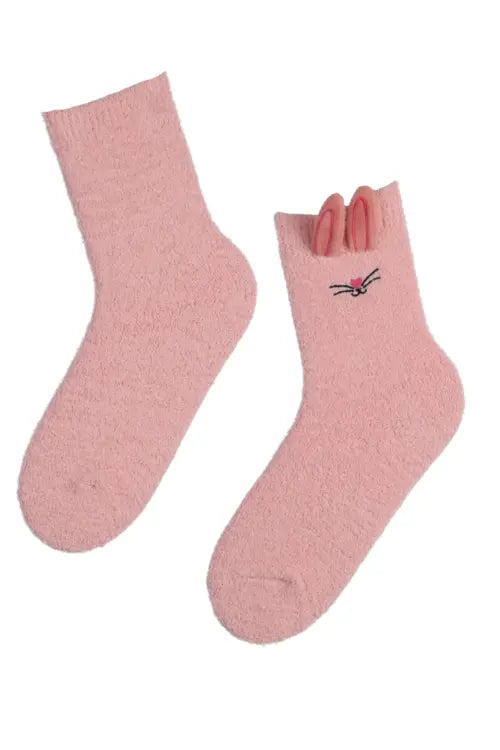 FUNNY BUNNY pink socks for women Amazing Hot Prices For You
