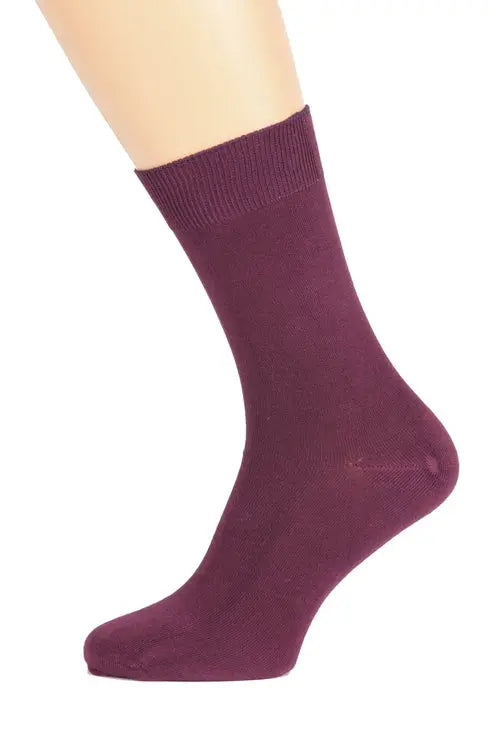TAUNO men's dark lilac socks Amazing Hot Prices For You