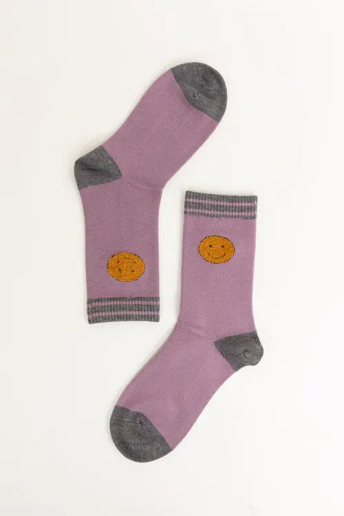 Threaded Smiles Crew Socks Amazing Hot Prices For You