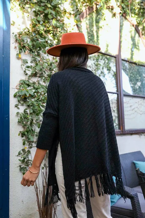 Sweater Weather Roll-Neck Poncho Amazing Hot Prices For You
