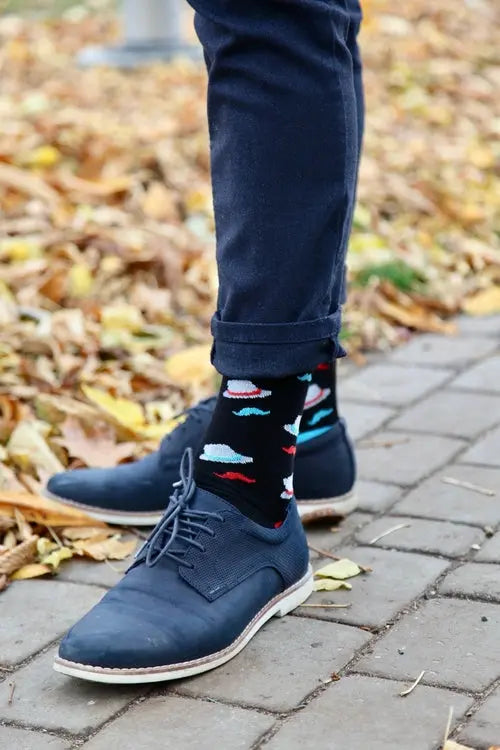 VALDUR black socks for men with the text "BEST DAD" in English Amazing Hot Prices For You