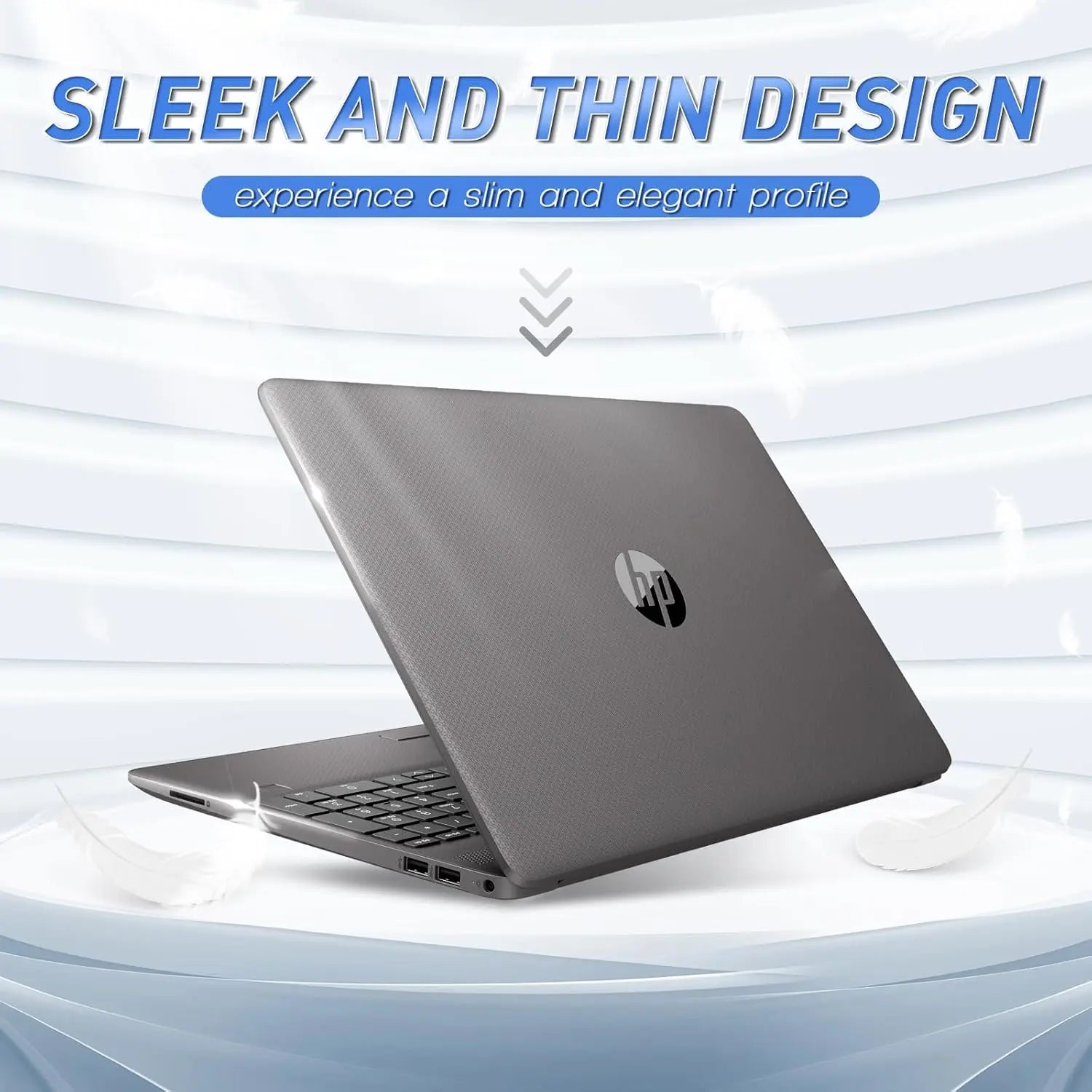 HP 15 FHD Business UltraBook Laptop • 16GB RAM • 256GB PCIe SSD • Powerful AMD Performance • Copilot AI-Ready • Ethernet Port • Long Battery Life • Windows 11 Pro – Built for Professionals