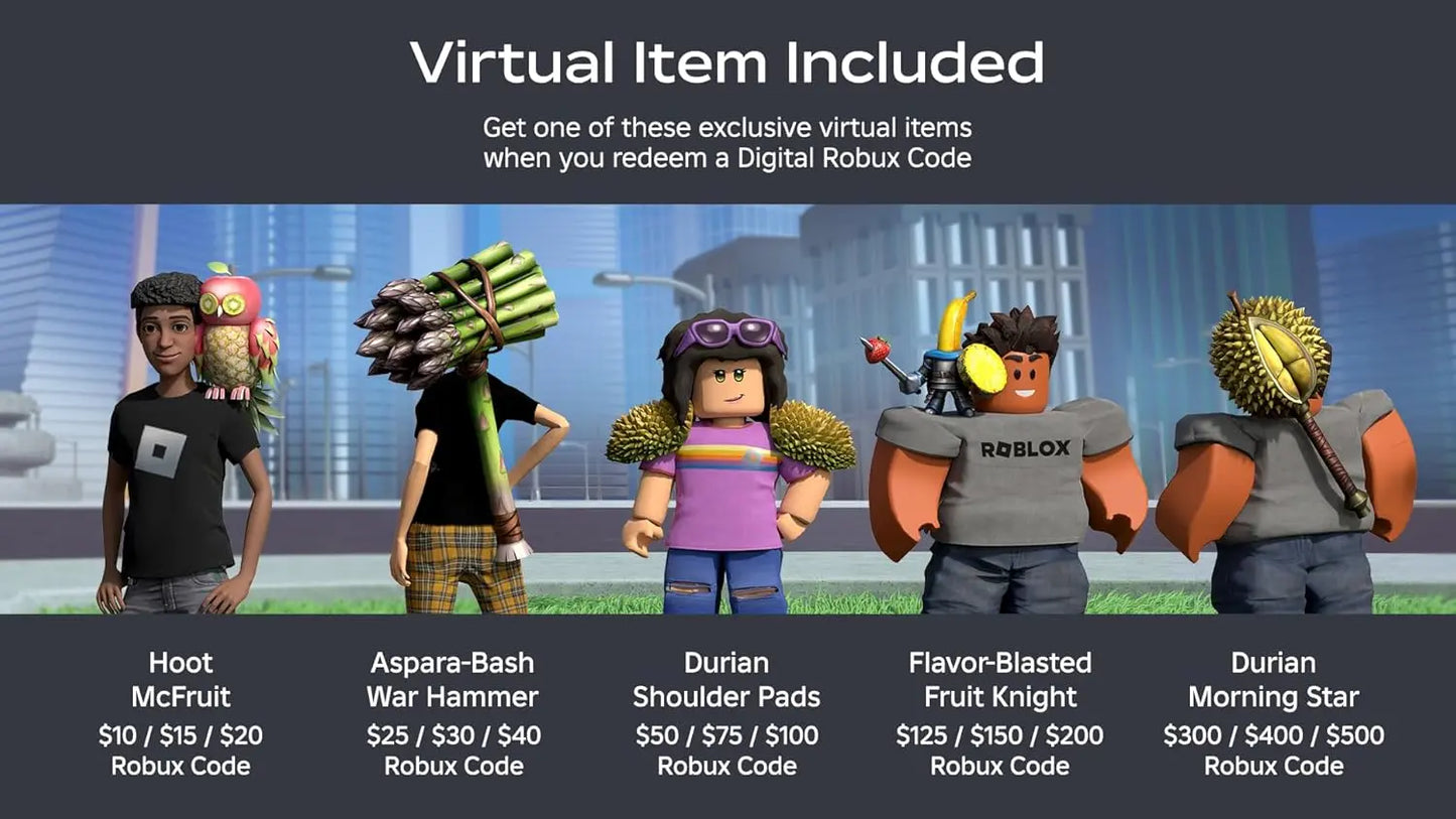 Roblox Digital Gift Card - 1,000 Robux [Includes Exclusive Virtual Item] [Digital Code]