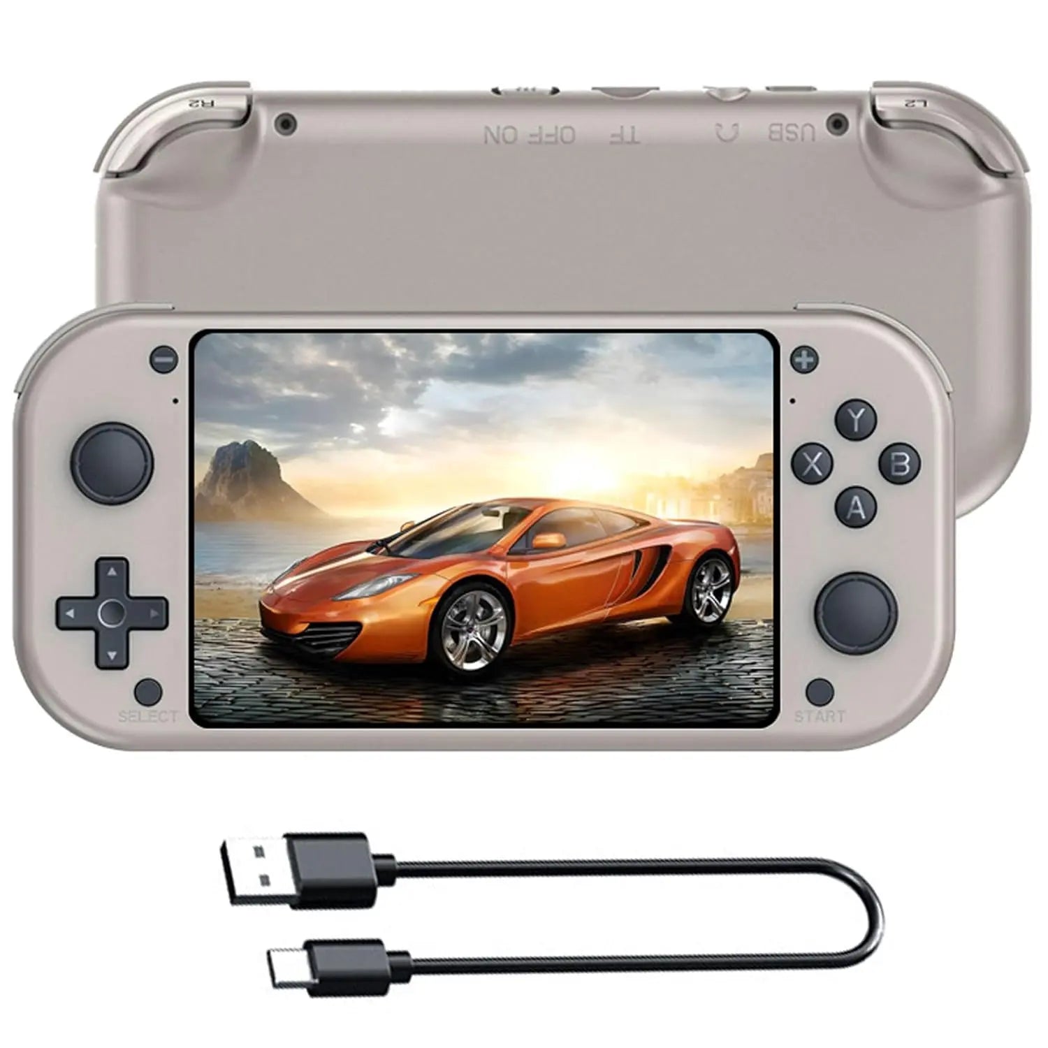 SJWOW M17 Retro Handheld Game Console With 20000+ Games, 4.3-inch IPS Screen, Open Source Linux System, Portable - 128G