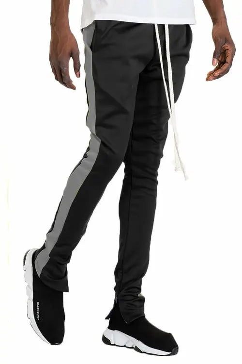 HOLIDAY TRACK PANTS- BLACK/ GREY - Amazing Hot Prices For You