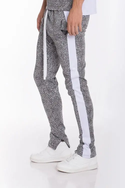 ELEPHAN PRINT PANTS-  WHITE - Amazing Hot Prices For You