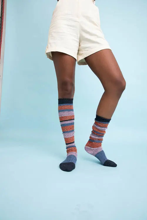 Boho Stripe Boot Socks Amazing Hot Prices For You