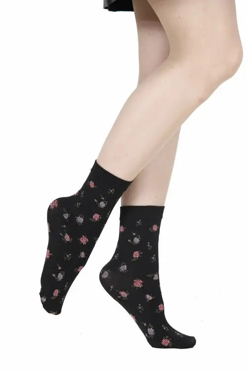 ALLIE black lilac 60 DENIER women's socks Amazing Hot Prices For You