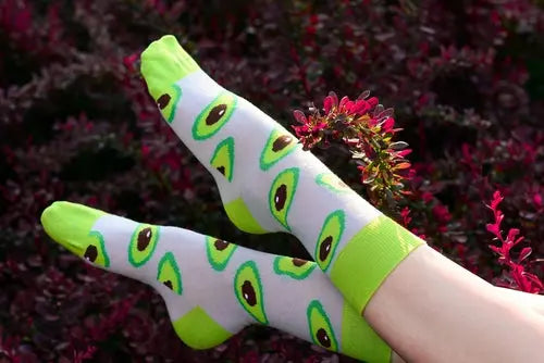 AVOCADO grey chef socks Amazing Hot Prices For You