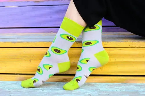 AVOCADO grey chef socks Amazing Hot Prices For You