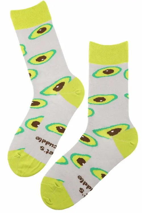 AVOCADO grey chef socks Amazing Hot Prices For You
