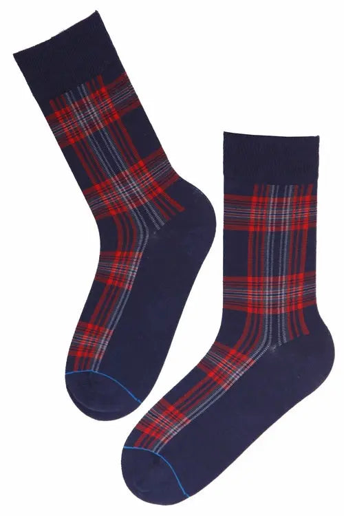 CARL men's socks with red stripes Amazing Hot Prices For You