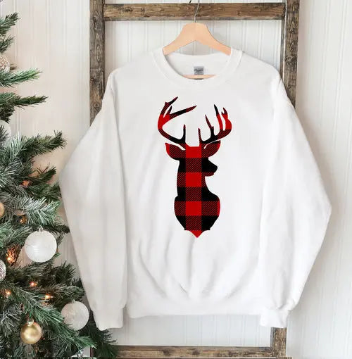 Christmas Deer Sweatshirt Amazing Hot Prices For You