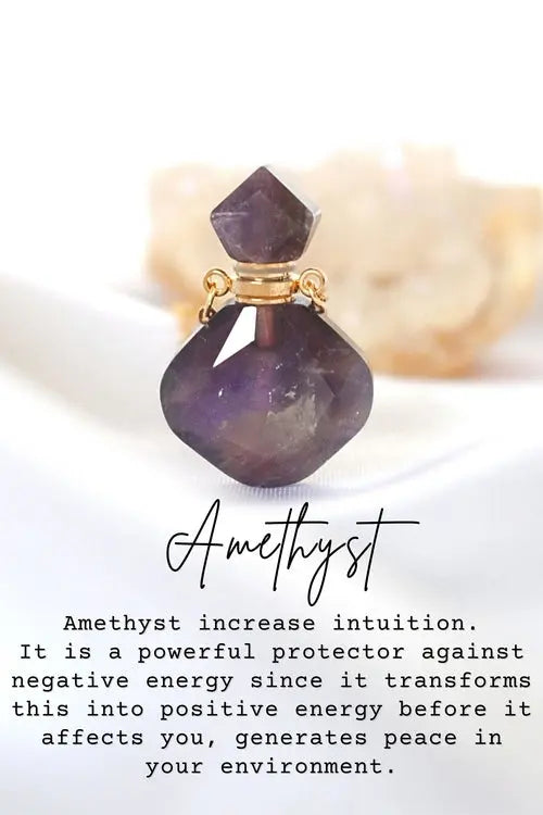 Luxury Mini Crystals Bottles | 24 Karats Natural Crystals Necklaces Amazing Hot Prices For You