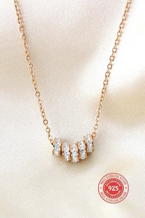 18 Karats Rose Gold Filled Necklace Amazing Hot Prices For You