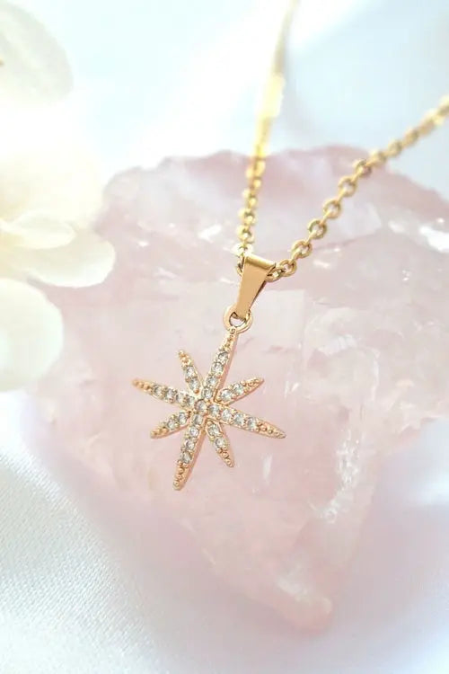 24 Karat Polaris Star Necklace Amazing Hot Prices For You