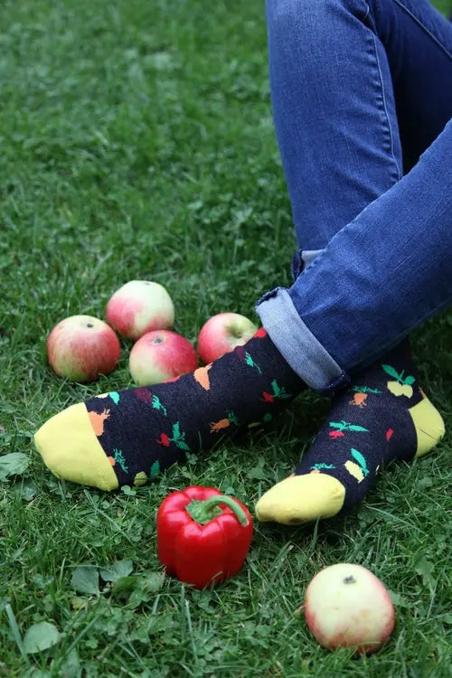 VEGETARIAN woman's cotton socks Amazing Hot Prices For You