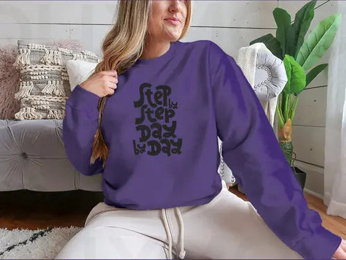 Step By Step, Day By Day Inspirational  Quote Design for Sweatshirt - Amazing Hot Prices For You