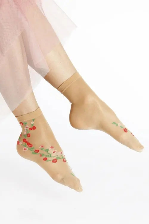 MARISSA sheer beige socks for women Amazing Hot Prices For You