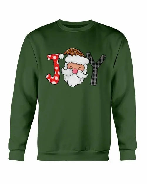 Joy Santa Christmas Sweatshirt Amazing Hot Prices For You