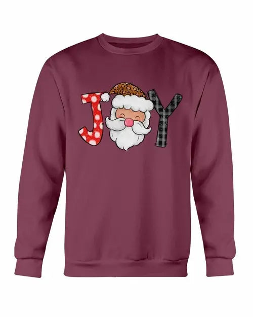 Joy Santa Christmas Sweatshirt Amazing Hot Prices For You