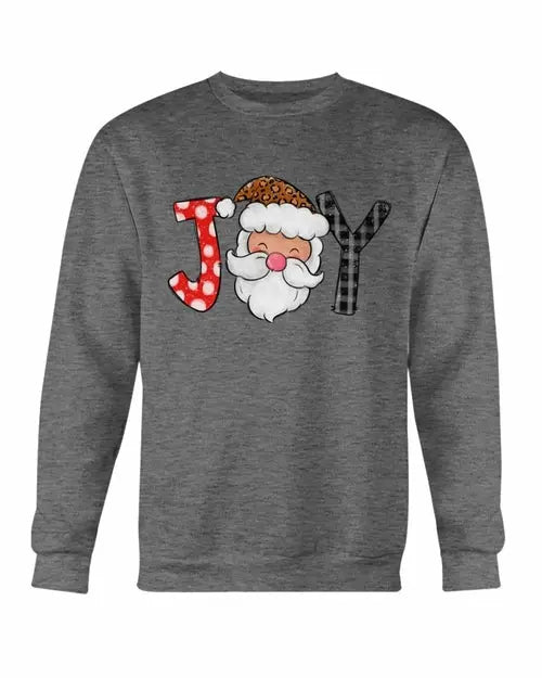 Joy Santa Christmas Sweatshirt Amazing Hot Prices For You