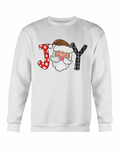 Joy Santa Christmas Sweatshirt Amazing Hot Prices For You
