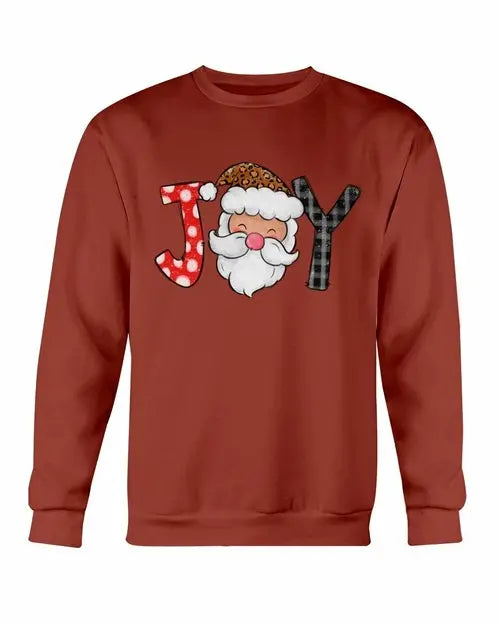 Joy Santa Christmas Sweatshirt Amazing Hot Prices For You