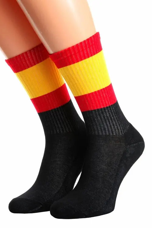 SPAIN flag socks for men and women Amazing Hot Prices For You