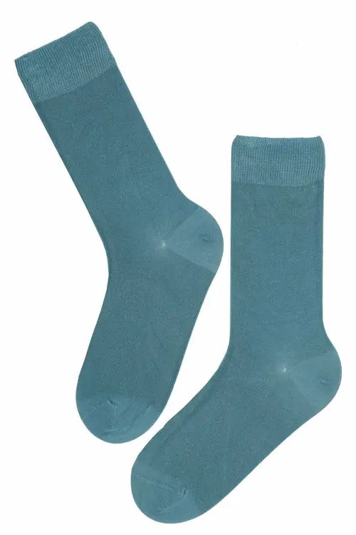 TAUNO men's blue-green socks Amazing Hot Prices For You
